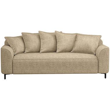 Bank Elsa 3-zits - stof Anthology - taupe - Leen Bakker