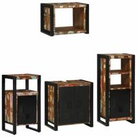 Badkamermeubelset met plank 4 pcs Multikleur 55 x 35 x 60 cm