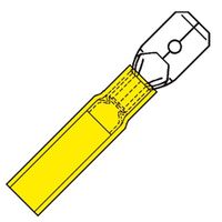 Waterdichte FöhnVlaksteker 6,3x0,8mm voor 4,0-6,0 mm2