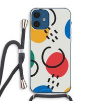 Illustratieve pop 3: iPhone 12 Transparant Hoesje met koord