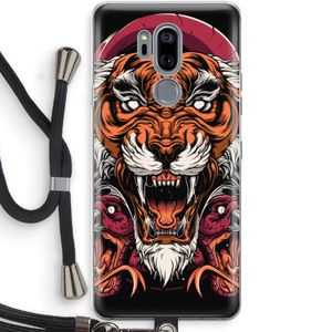 Tiger and Rattlesnakes: LG G7 Thinq Transparant Hoesje met koord