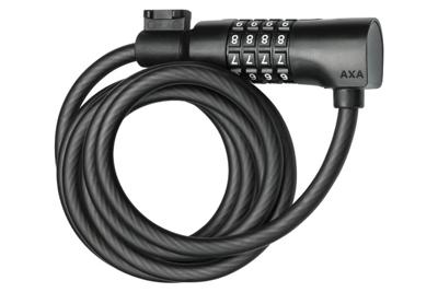 AXA Resolute C8-180 Kabelslot Combinatie - Zwart AXA Resolute C8-180 Kabelslot Combinatie - Zwart