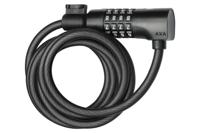 AXA Resolute C8-180 Kabelslot Combinatie - Zwart