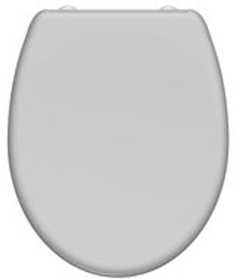 Duroplast WC-bril GREY met soft-close en quick-release