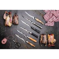 Coltello da disosso - FORGIATO - KATAI - Acciaio VG10 - Manico in radica - L 15 cm