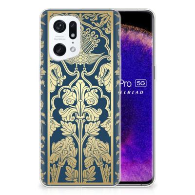 OPPO Find X5 Pro | TPU Case | Beige Flowers