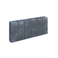 5 stuks! Blokjesband zwart 8x25x50 cm - Gardenlux