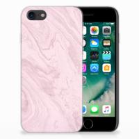 iPhone SE 2022 | SE 2020 | 8 | 7 | TPU | Siliconen hoesje | Marble Pink - Origineel Cadeau Vriendin iPhone SE 2022 | SE 2020 | 8 | 7 | TPU | Siliconen hoesje | Marble Pink - Origineel Cadeau Vriendin