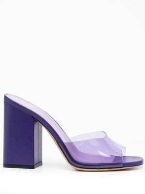 Paris Texas mules Anja 110 mm - Violet