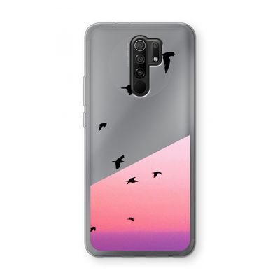 Fly away: Xiaomi Redmi 9 Transparant Hoesje