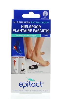 Hielspoor inleghakken met physio choc maat 36/40