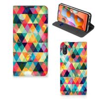 Samsung Galaxy M11 | A11 | Hoesje met Magneet | Geruit