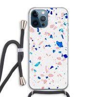 Terrazzo N°6: iPhone 12 Pro Max Transparant Hoesje met koord