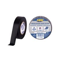 HPX PVC isolatietape VDE | Zwart | 19mm x 20m - IB1920 - 10 stuks - IB1920 - thumbnail