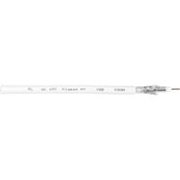 Interkabel AC 100-25 Coaxkabel Buitendiameter: 6.90 mm 75 Ω 120 dB Wit 25 m - thumbnail