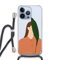Leaf: iPhone 13 Pro Transparant Hoesje met koord Leaf: iPhone 13 Pro Transparant Hoesje met koord