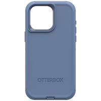 Otterbox Defender Backcover Apple iPhone 15 Pro Max Blauw MagSafe compatible, Met standfunctie - thumbnail