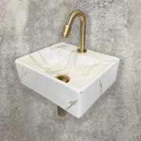 Wiesbaden Leto Fonteinset - Compacte Carrara Fontein 33.5x29.0 cm
