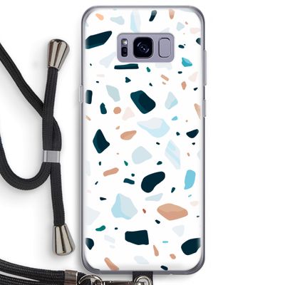 Terrazzo N°13: Samsung Galaxy S8 Plus Transparant Hoesje met koord