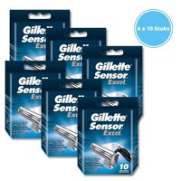 Gillette Sensor Excel Scheermesjes - Mannen - 10 Stuks - 6 stuks - thumbnail