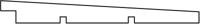 Zweeds rabat Eco douglas zwart geimpregneerd 1,1/2,2x19,5x400 cm Tuindeco - Tuindeco