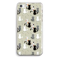 Katten: iPhone 5 / 5S / SE Transparant Hoesje