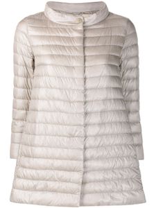 Herno veste matelassée à col montant - Gris