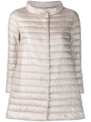 Herno veste matelassée à col montant - Gris