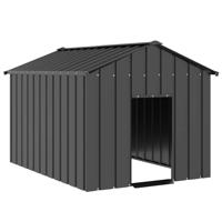 Hondenhok met dak 113x153x101 cm gegalvaniseerd staal