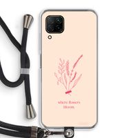 Where flowers bloom: Huawei P40 Lite Transparant Hoesje met koord