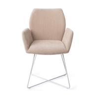 Jesper Home Misaki eetkamerstoel Sand Strand cross white
