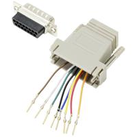 TRU COMPONENTS D-sub adapter D-sub stekker 15-polig - RJ45-bus 1 stuk(s) - thumbnail