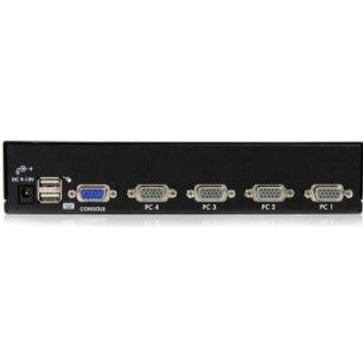 StarTech.com 4-poort 1U-Rack USB KVM-switch met OSD