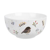 Soepkom Wit Keramiek Vogel 500ml