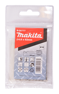 Makita Accessoires Metaalboor dubbelzijdig 4,8x62mm - B-26777 B-26777