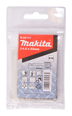 Makita Accessoires Metaalboor dubbelzijdig 4,8x62mm - B-26777 B-26777