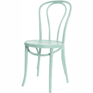 Vienna Thonet No. 18 houten bistrostoel lichtgroen