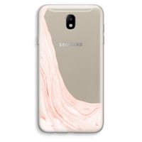 Peach bath: Samsung Galaxy J7 (2017) Transparant Hoesje