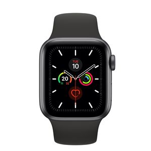 Apple Watch Series 5 OLED 40 mm Digitaal 324 x 394 Pixels Touchscreen Grijs Wifi GPS