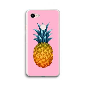 Grote ananas: Google Pixel 3 XL Transparant Hoesje