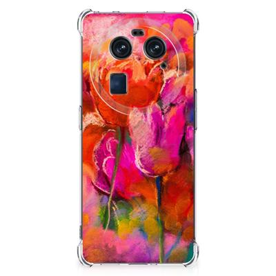 Back Cover OPPO Find X6 Tulips Back Cover OPPO Find X6 Tulips