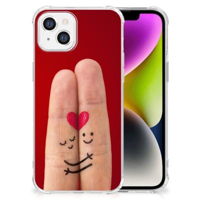 iPhone 14 Anti Shock Bumper Case Liefde - Origineel Romantisch Cadeau iPhone 14 Anti Shock Bumper Case Liefde - Origineel Romantisch Cadeau