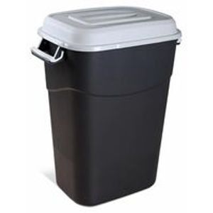 Tayg grijze container bak met deksel 95L