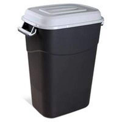 Tayg grijze container bak met deksel 95L
