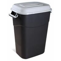 Tayg grijze container bak met deksel 95L