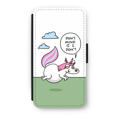 Unicorn: iPhone X Flip Hoesje