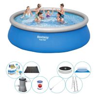 Bestway Fast Set Rond 457x122 cm - Zwembad Combinatie Deal - thumbnail