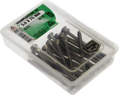 Spaanpl.schr. rvs 5.0x70mm 25st - Deltafix