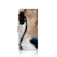 Sony Xperia 1 IV Telefoonhoesje met Pasjes Cheetah