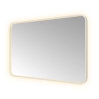 Hotbath &MORE Spiegel direct en indirect LED color changing spiegelverwarming met afstandsbediening RVS 316 SSQ128IX